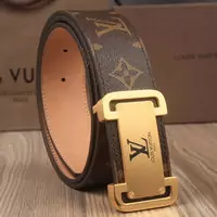 louis vuitton Ceinture cuir auto-ferme 2018 new gold bars flower